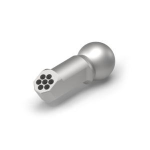 Nozzle 60° Long 12mm Ball