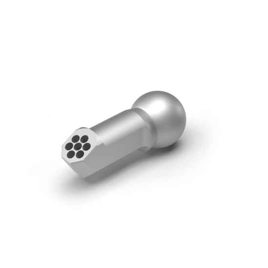 60° Long Nozzle 12.5mm Ball
