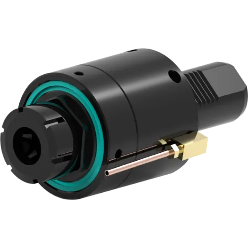 Axial Collet Chuck, Round, External Nut